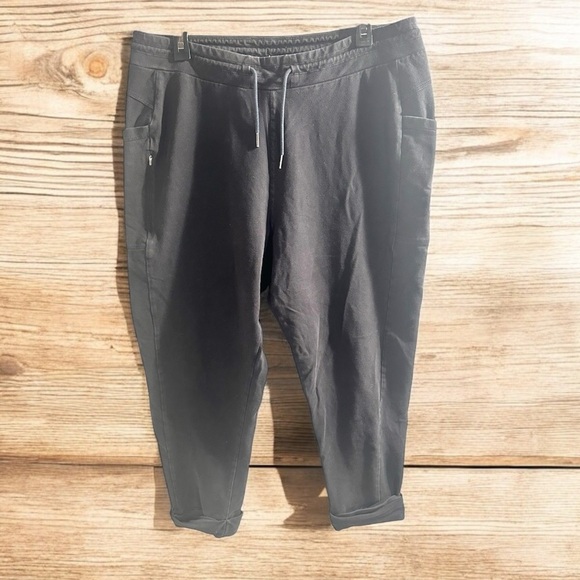Patagonia Joggers Men Large Plume Grey Fleece Sweatpant Joggers Organic Cotton